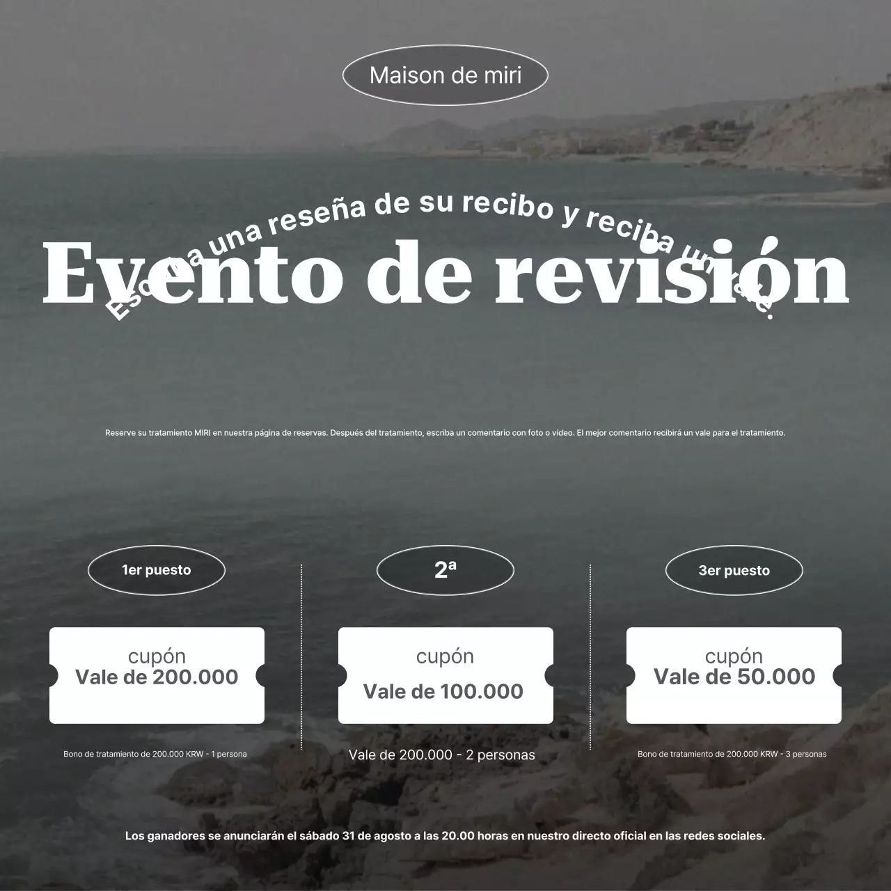 Promoción del evento Gray Clean Review