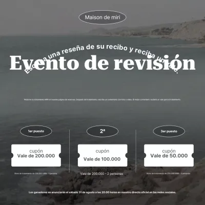 Promoción del evento Gray Clean Review