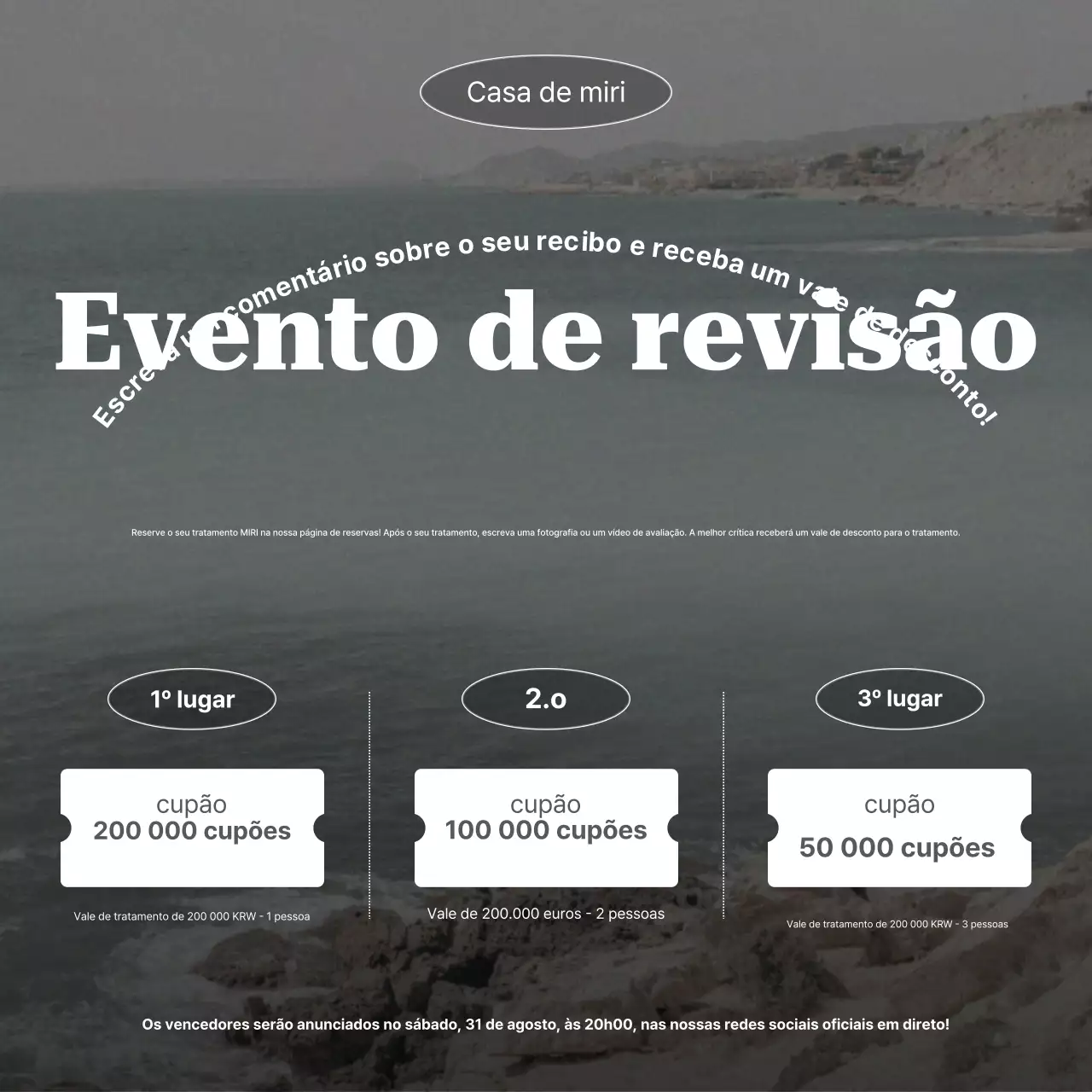 Promoção do evento Gray Clean Review