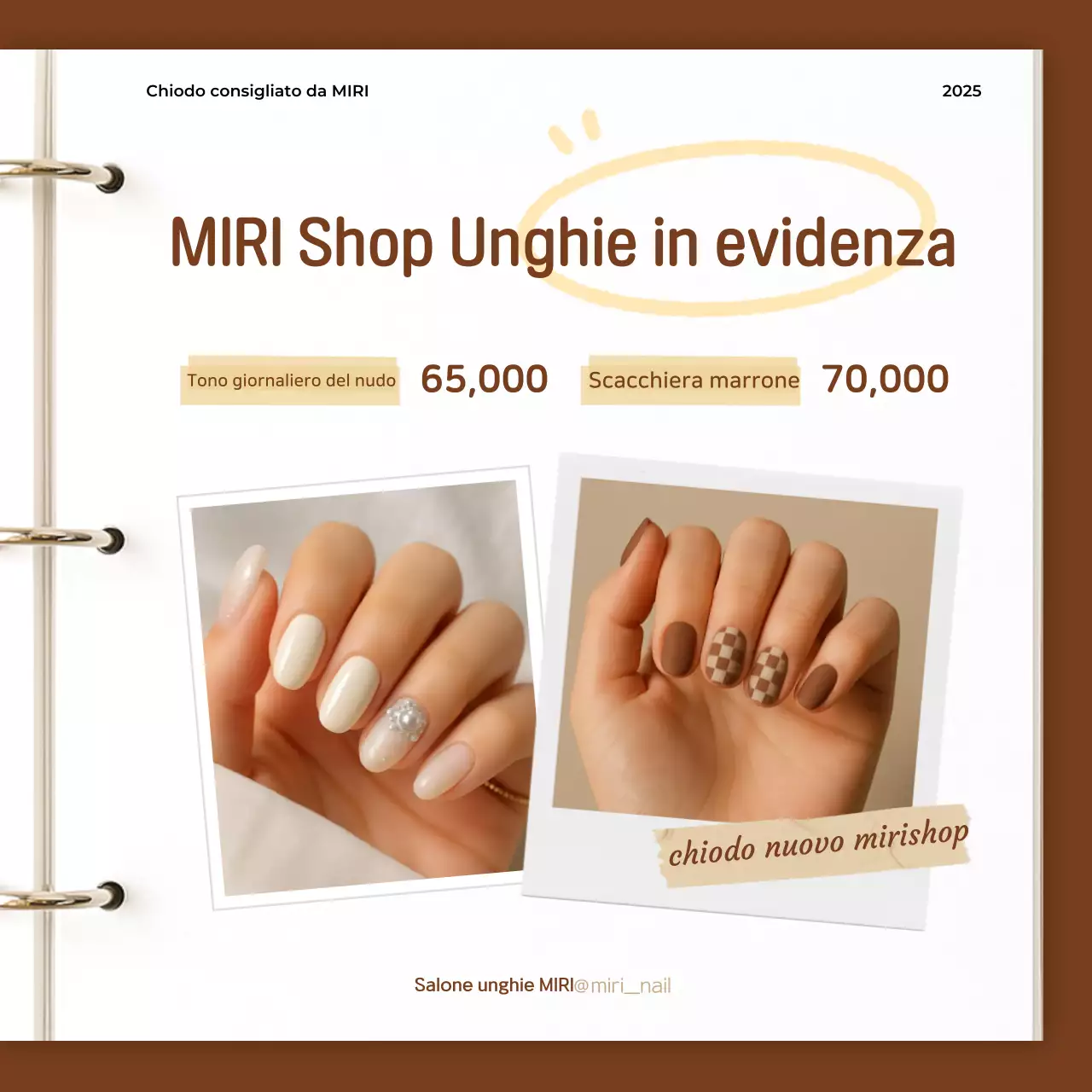 Promozione Nail Art Brown Clean