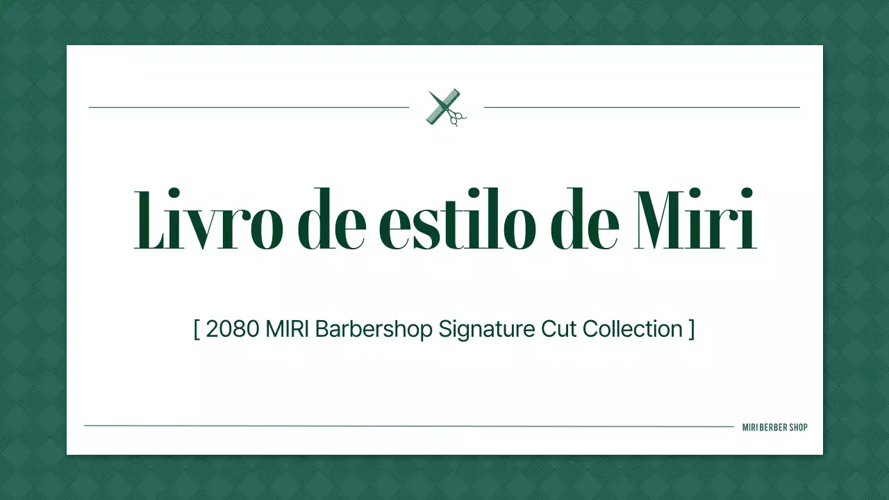 Guia de Estilo de Barbearia Green Simple