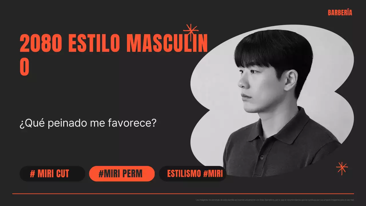 Promoción de peinados modernos para hombres negros.