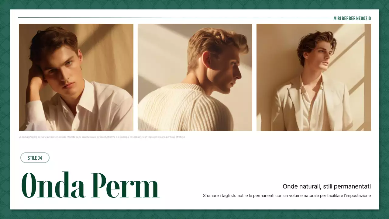 Guida allo stile semplice e verde del barbiere