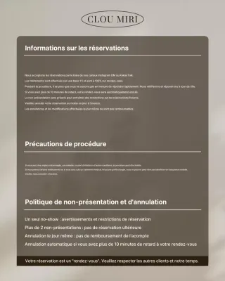 Guide de la boutique de manucure Beige Clean