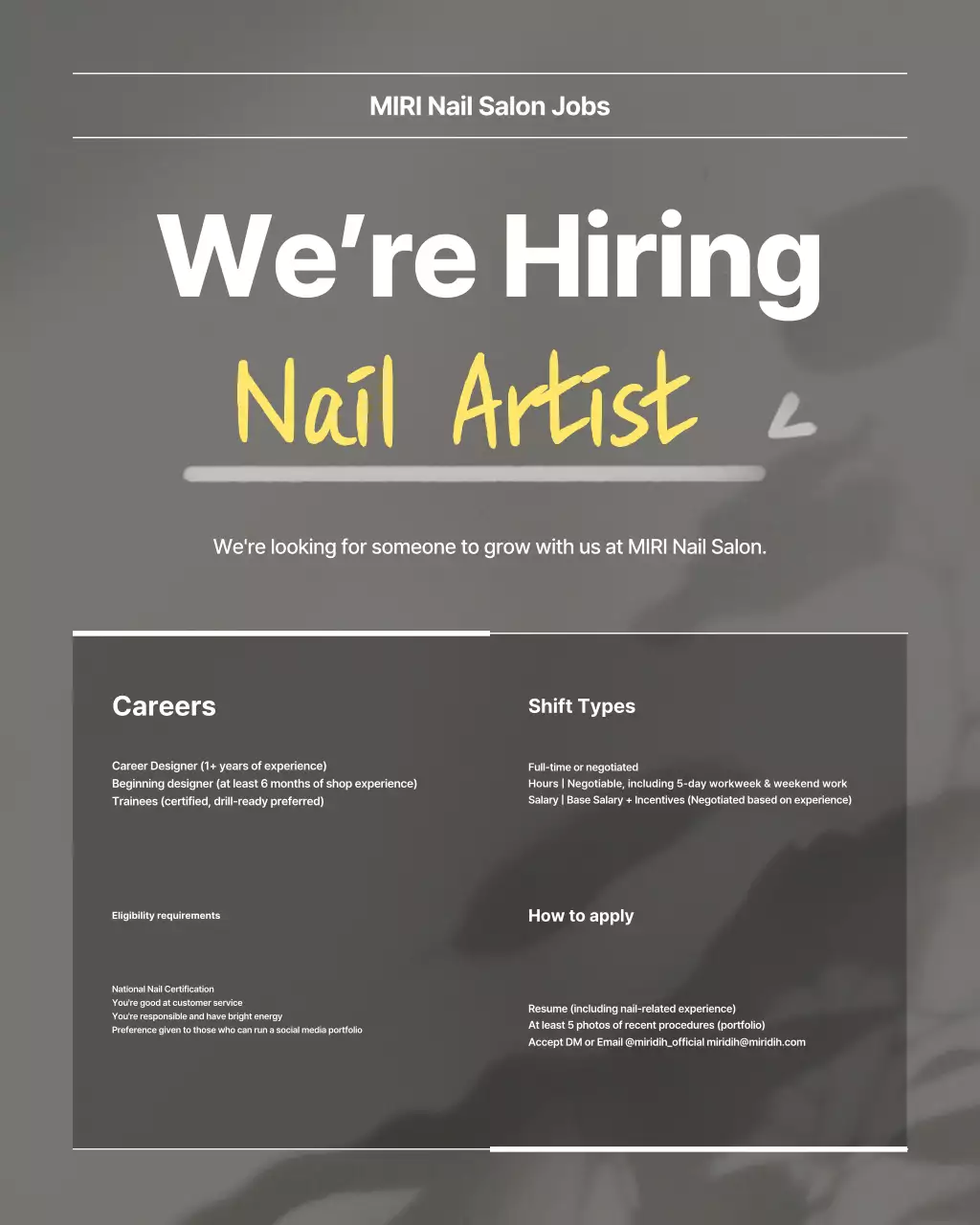 Gray Modern Recruitment Recruitment