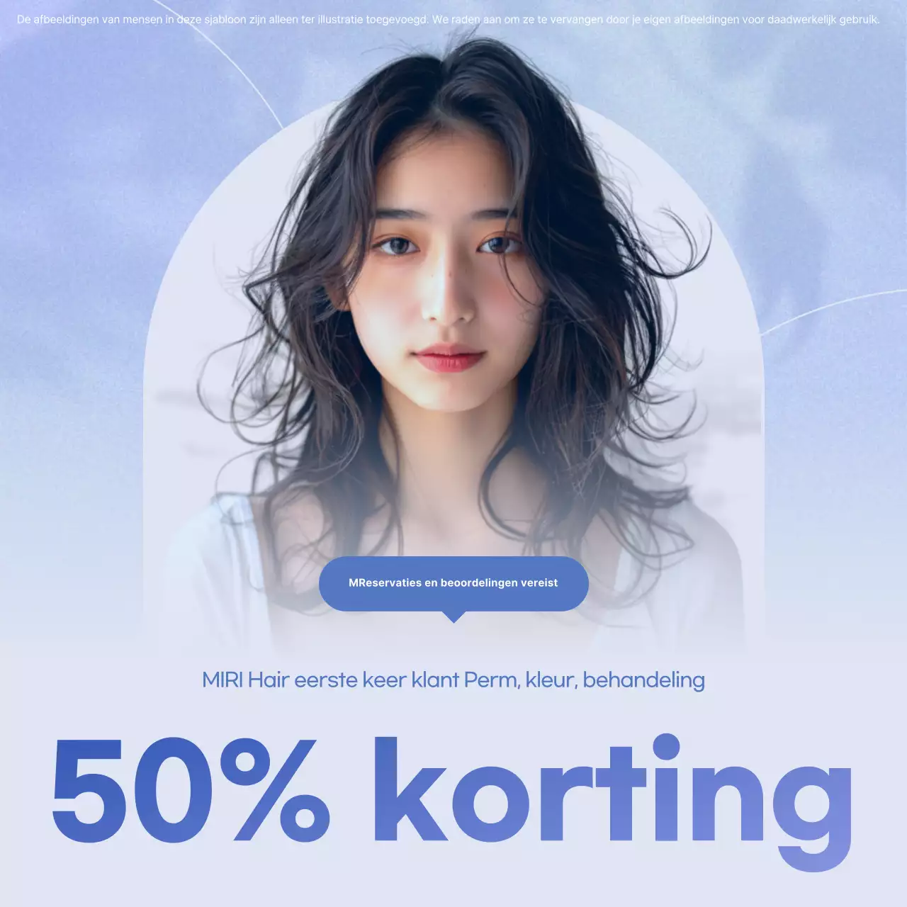 Sky Blue Modern Beauty Salon Korting