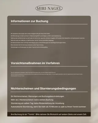 Beige Clean Nail Shop-Ratgeber