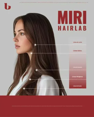 Anuncio de belleza moderna en gris