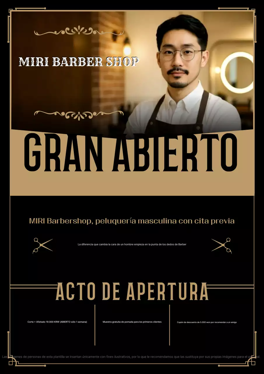 Evento de inauguración de la Barbería Beige Vintage