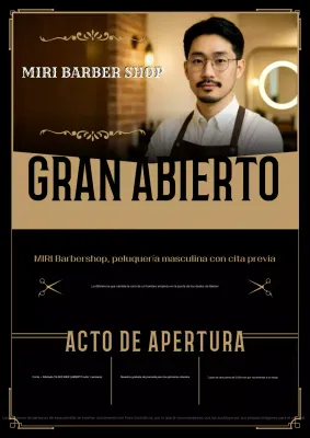 Evento de inauguración de la Barbería Beige Vintage