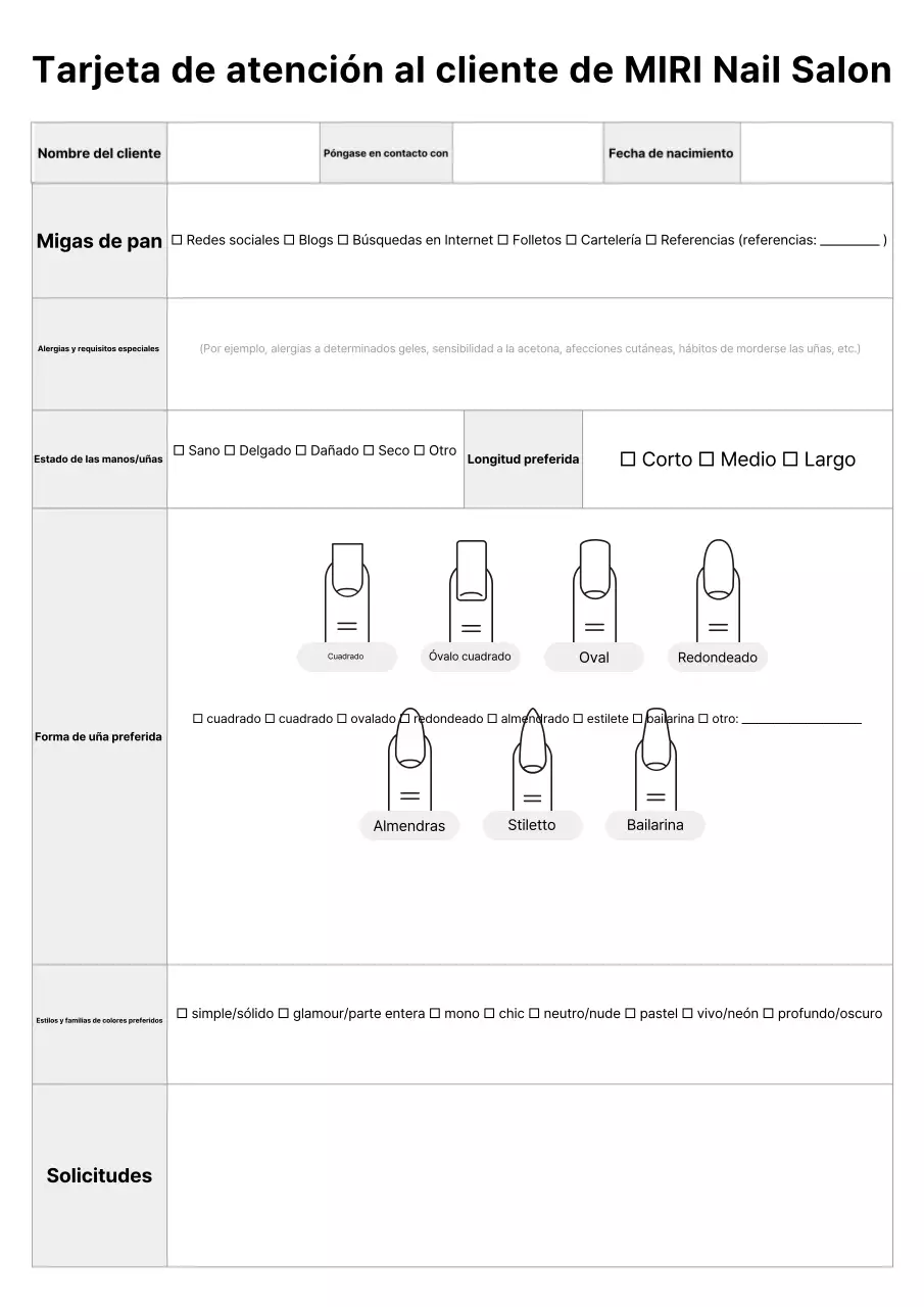 Papelería para el cuidado de las uñas Gray Neat