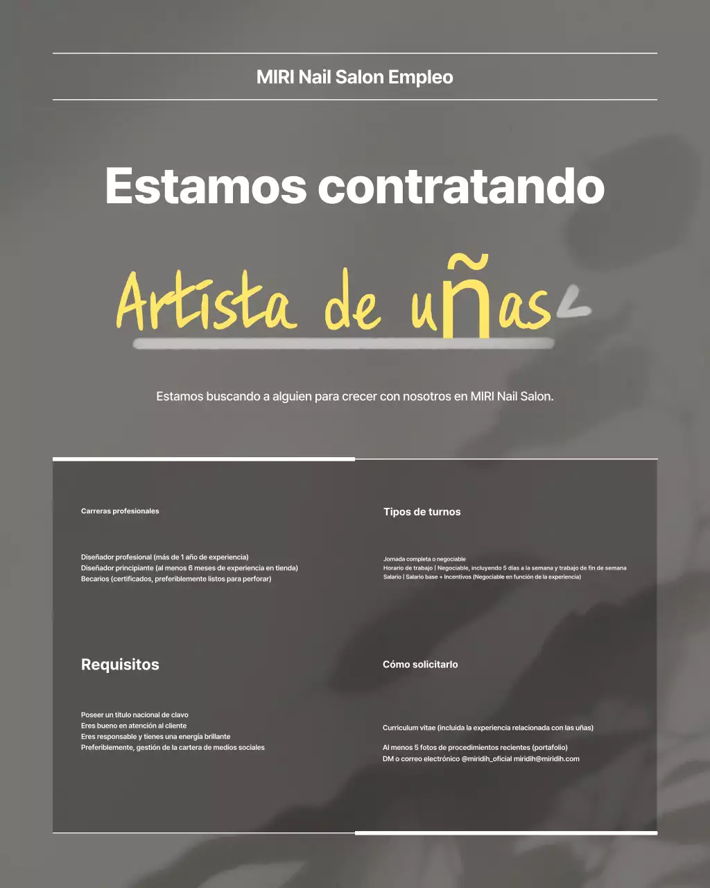 Reclutamiento de Gray Modern Recruitment