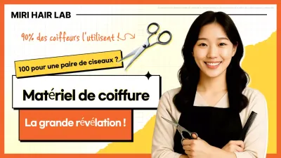 Publicité pour le salon de coiffure Orange Clean