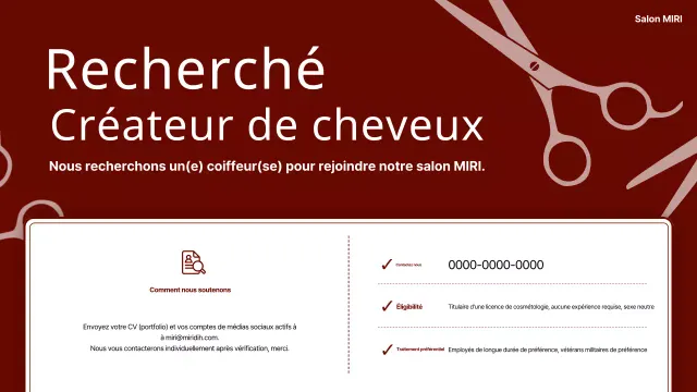 Recrutement Brown Clean