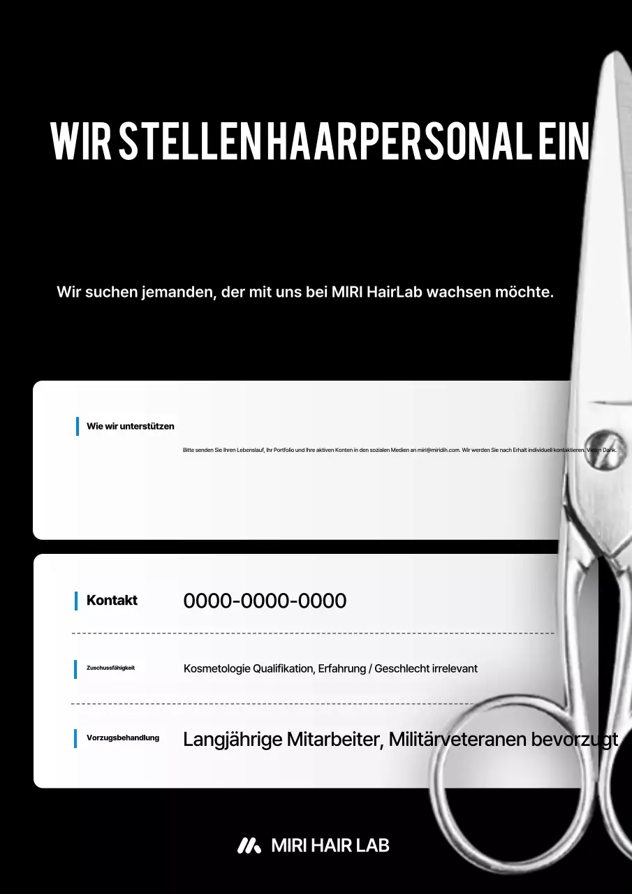 Stellenausschreibung für Black Simple