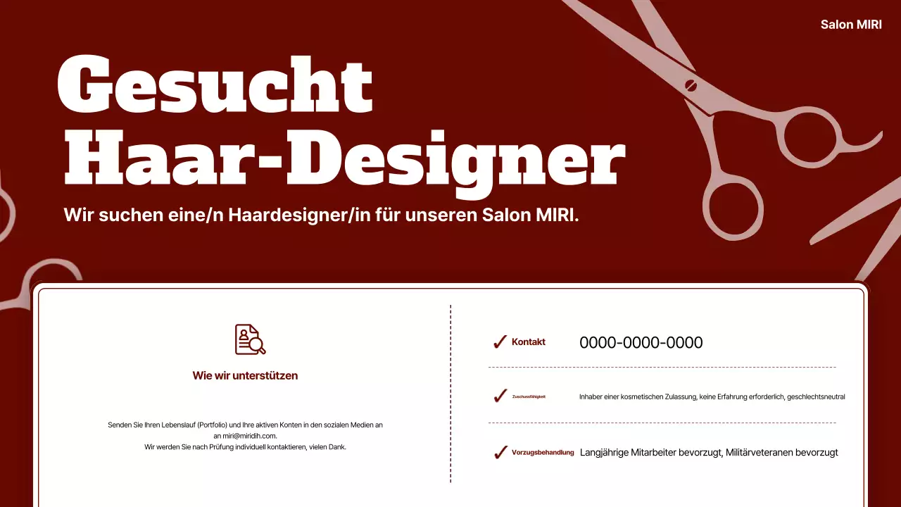 Brown Clean Rekrutierung