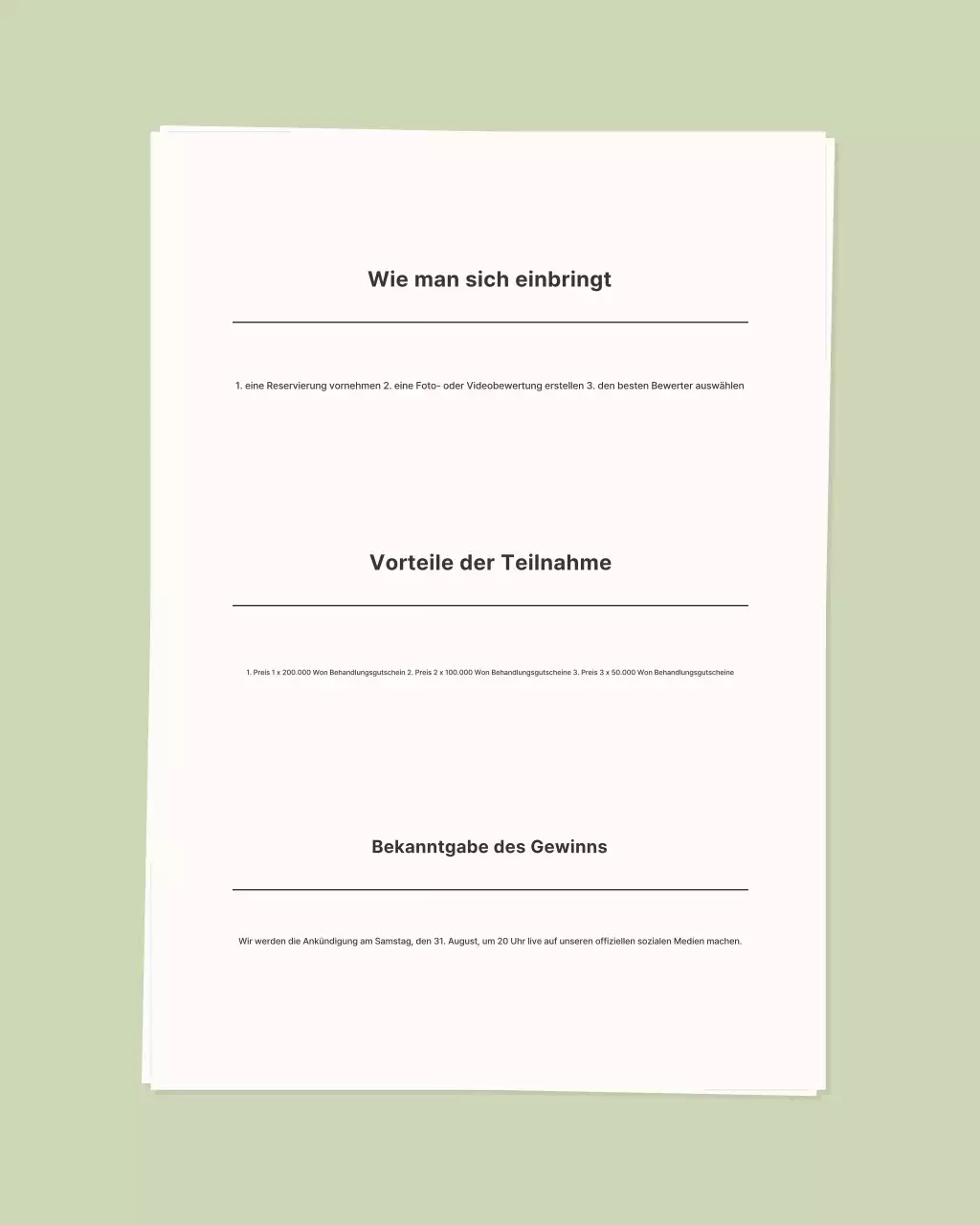 Graue moderne Schönheitssalon-Werbung