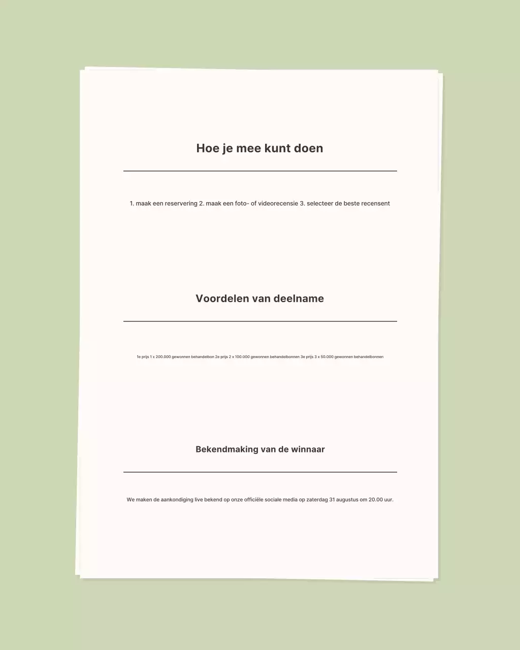 Promotie van Gray Modern Beauty Salon