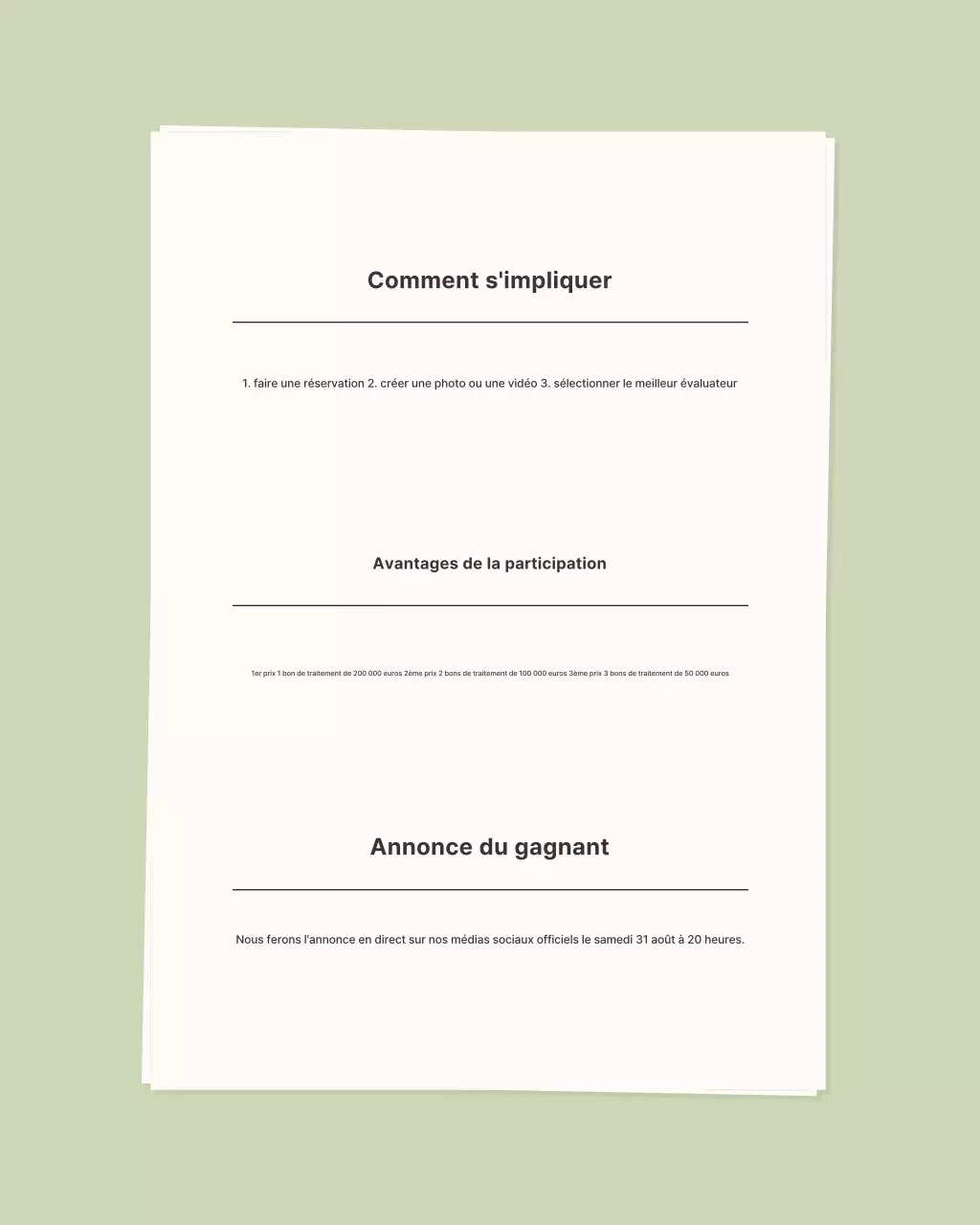 Promotion du salon de beauté Gray Modern