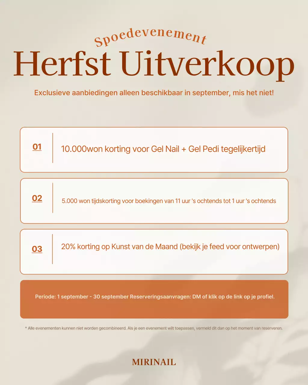 Beige Eenvoudige Promotiegids