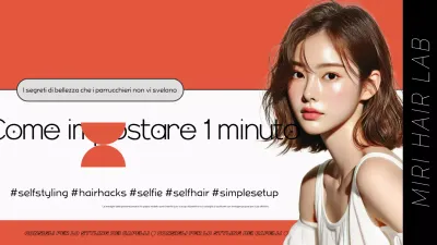 Pubblicità di suggerimenti per uno stile moderno arancione