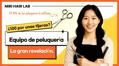 Anuncio de peluquería Orange Clean