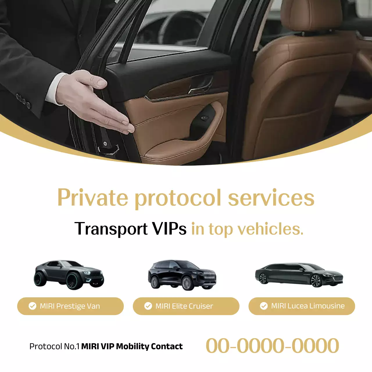 beige elegant transport promotion