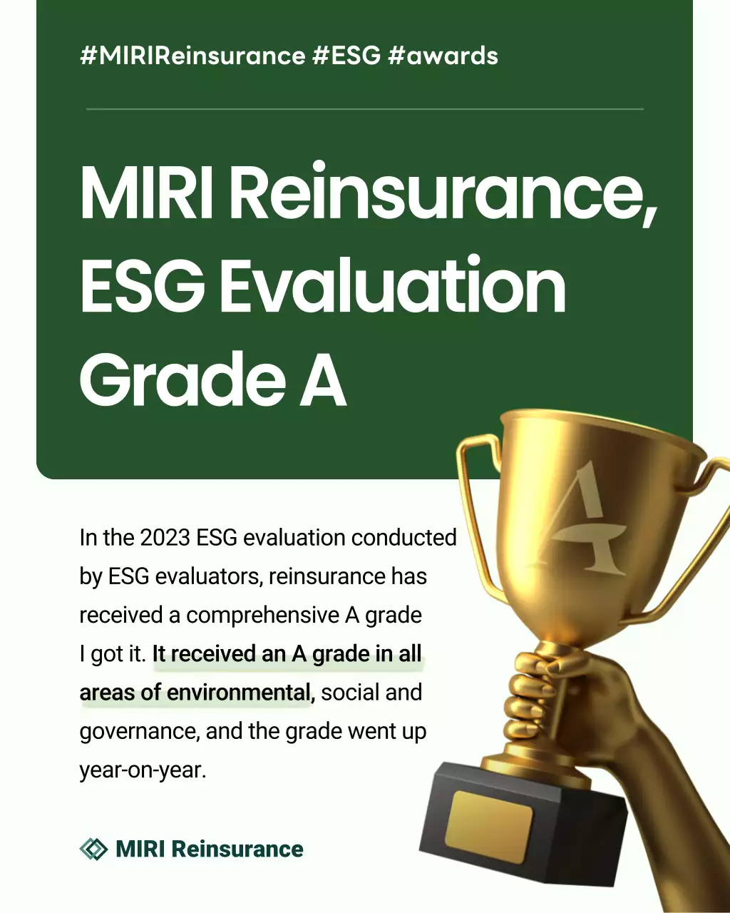 thông báo ESG hiện đại xanh