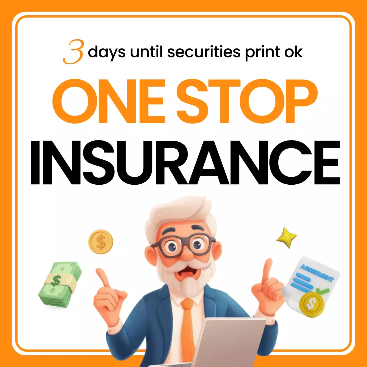 orange modern insurance announcement