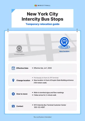 panduan transportasi modern biru