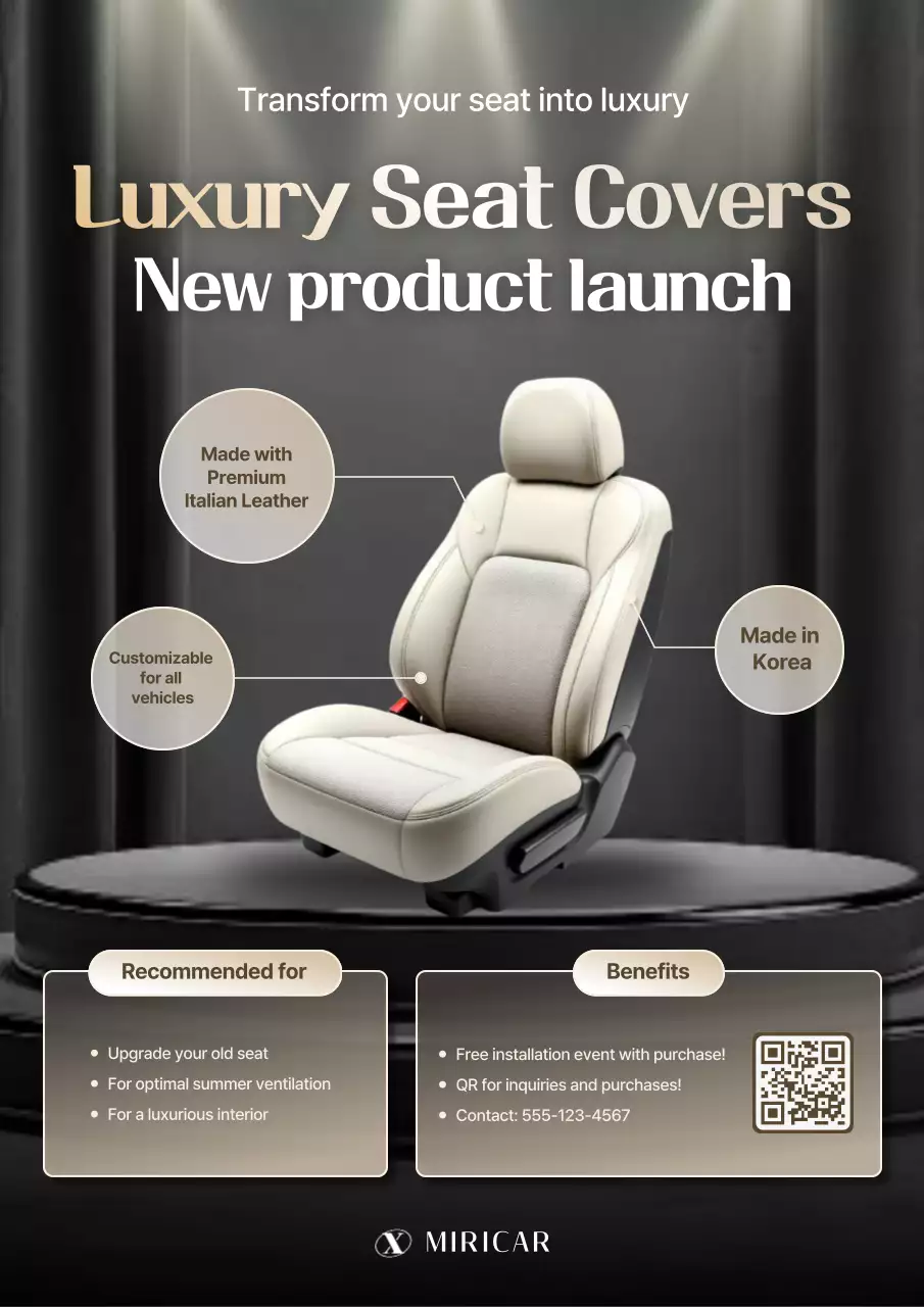 beige modern car promotion