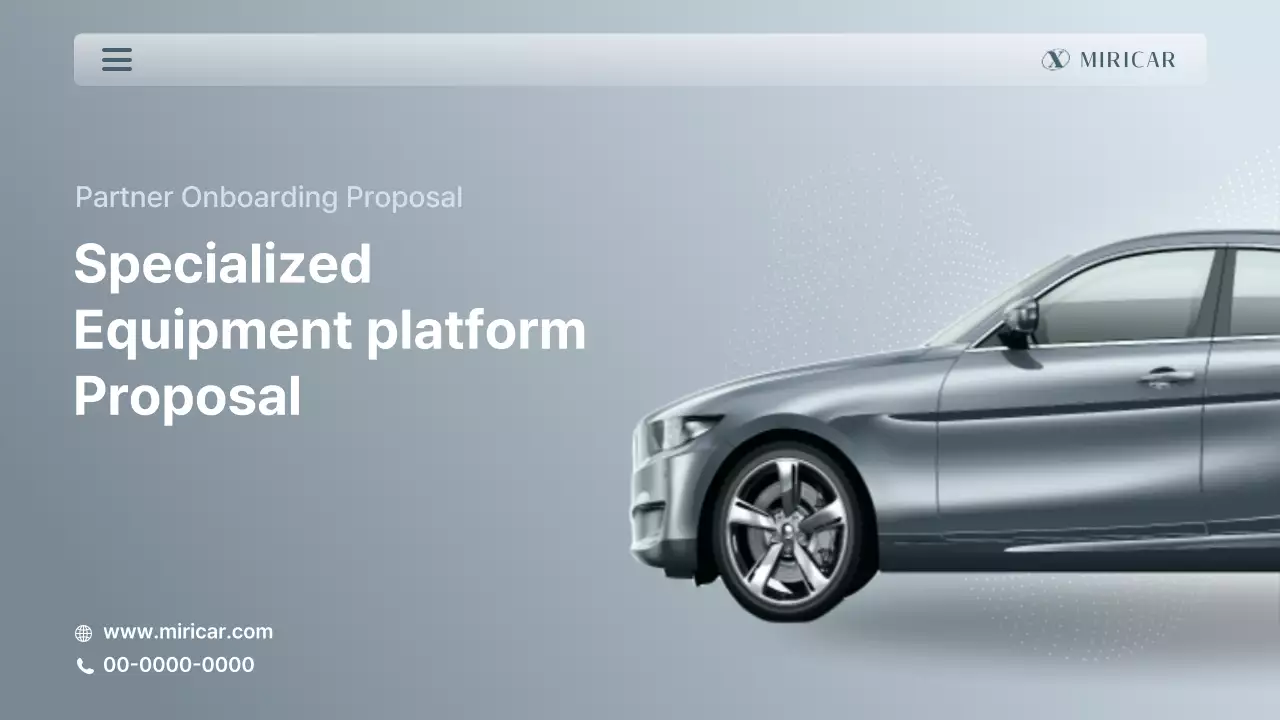 grey modern automotive proposal