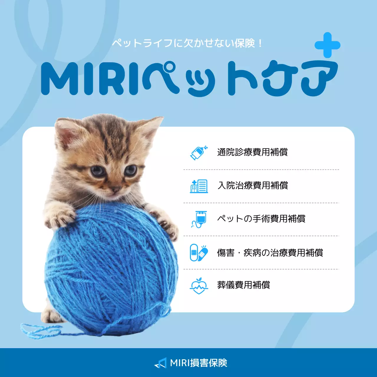 水色 かわいい ペット 広告