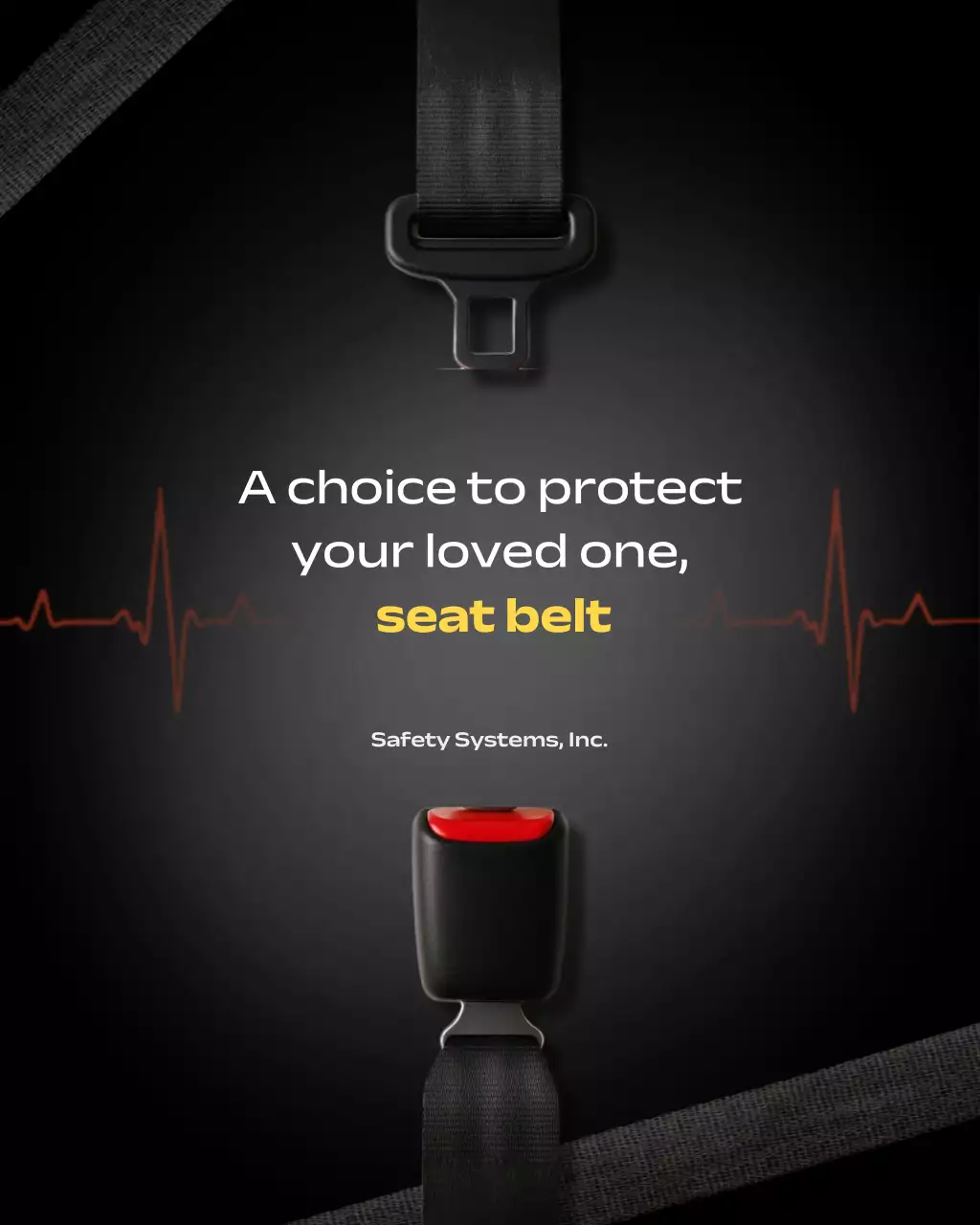 promosi keselamatan modern hitam