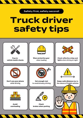 yellow industrial safety guide