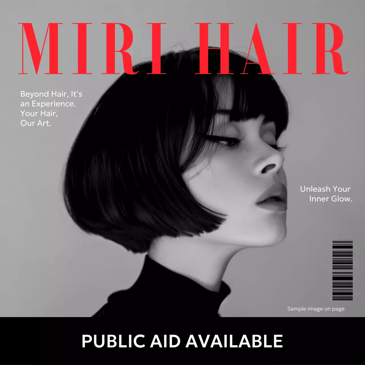 promosi rambut hitam modern