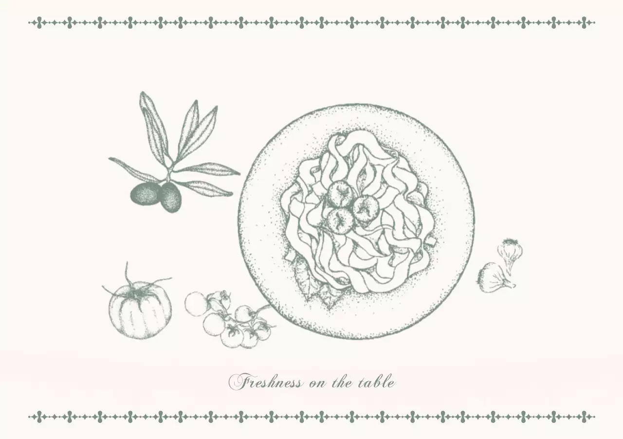 베이지 빈티지 감성 홍보