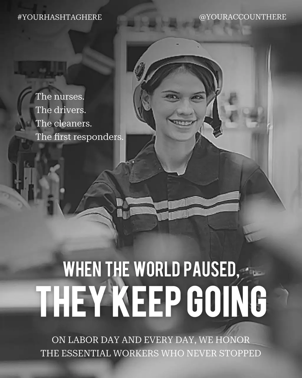 Labor Day Motivational Tribute for Instagram Post