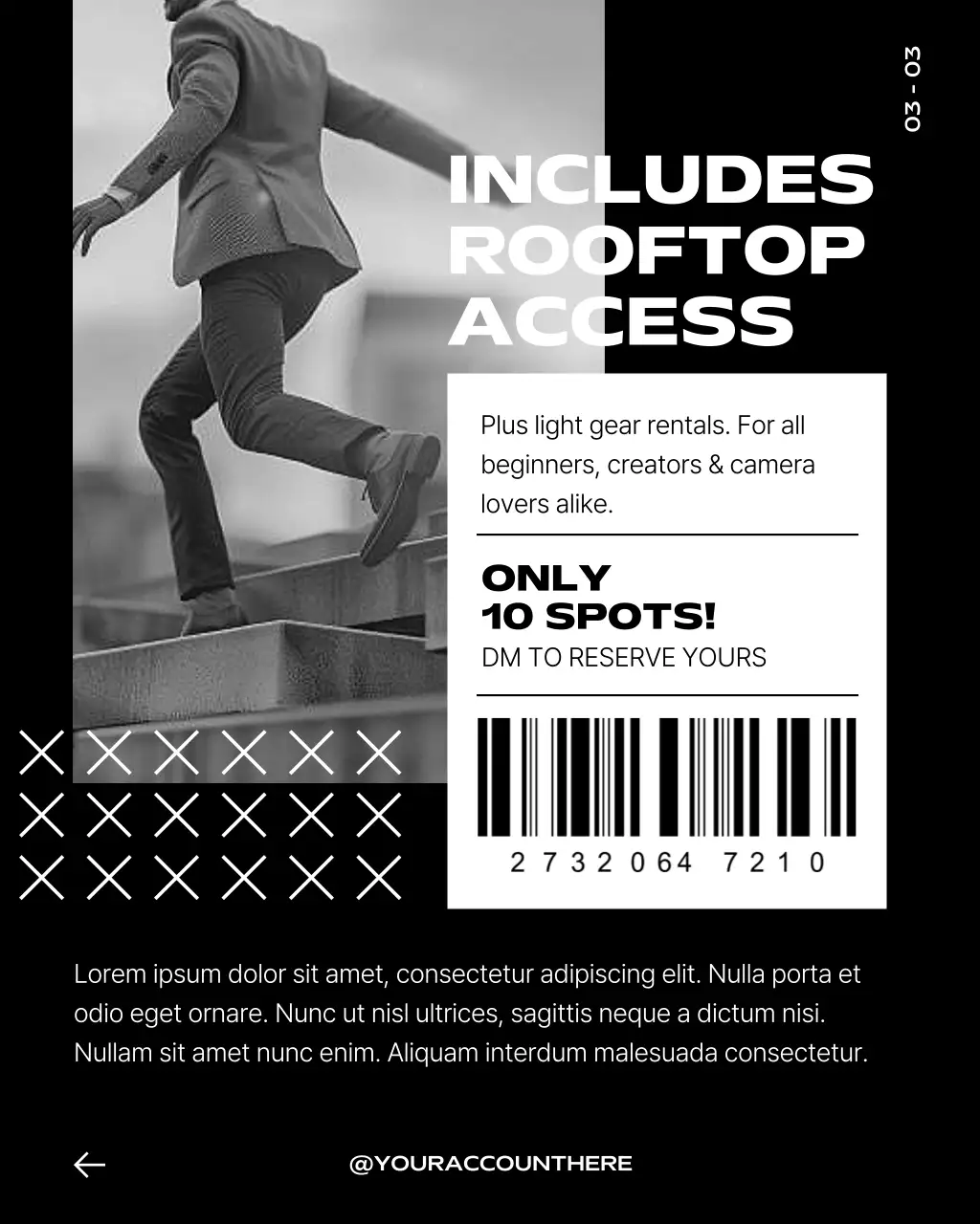 Photography Tour Promotion in Urban Stylish Concept for Instagram Post