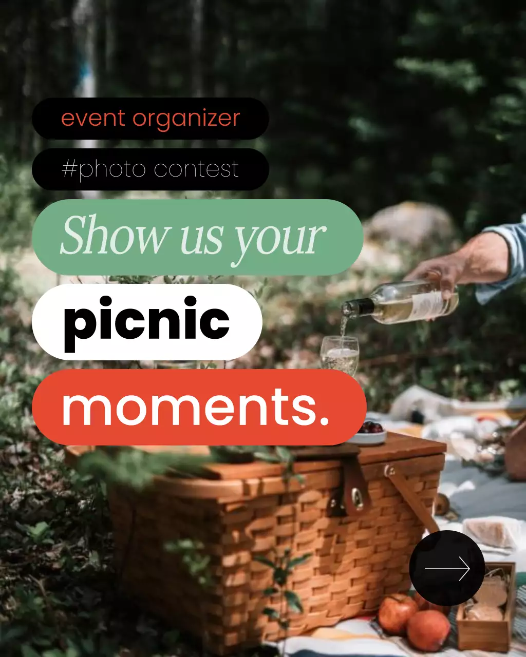 Picnic Photo Contest Promotion Instagram Post