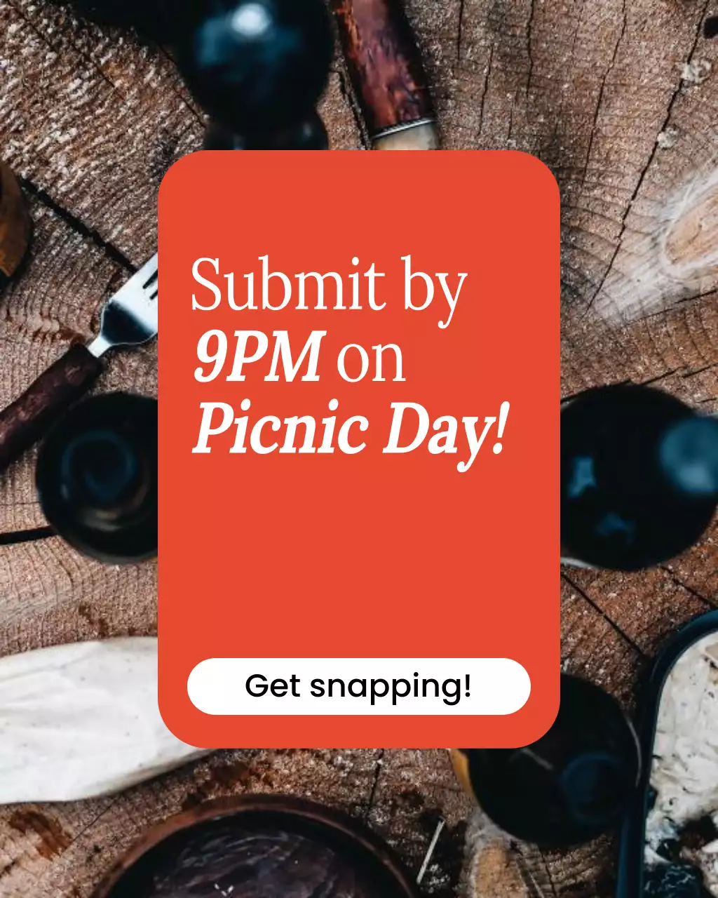 Picnic Photo Contest Promotion Instagram Post