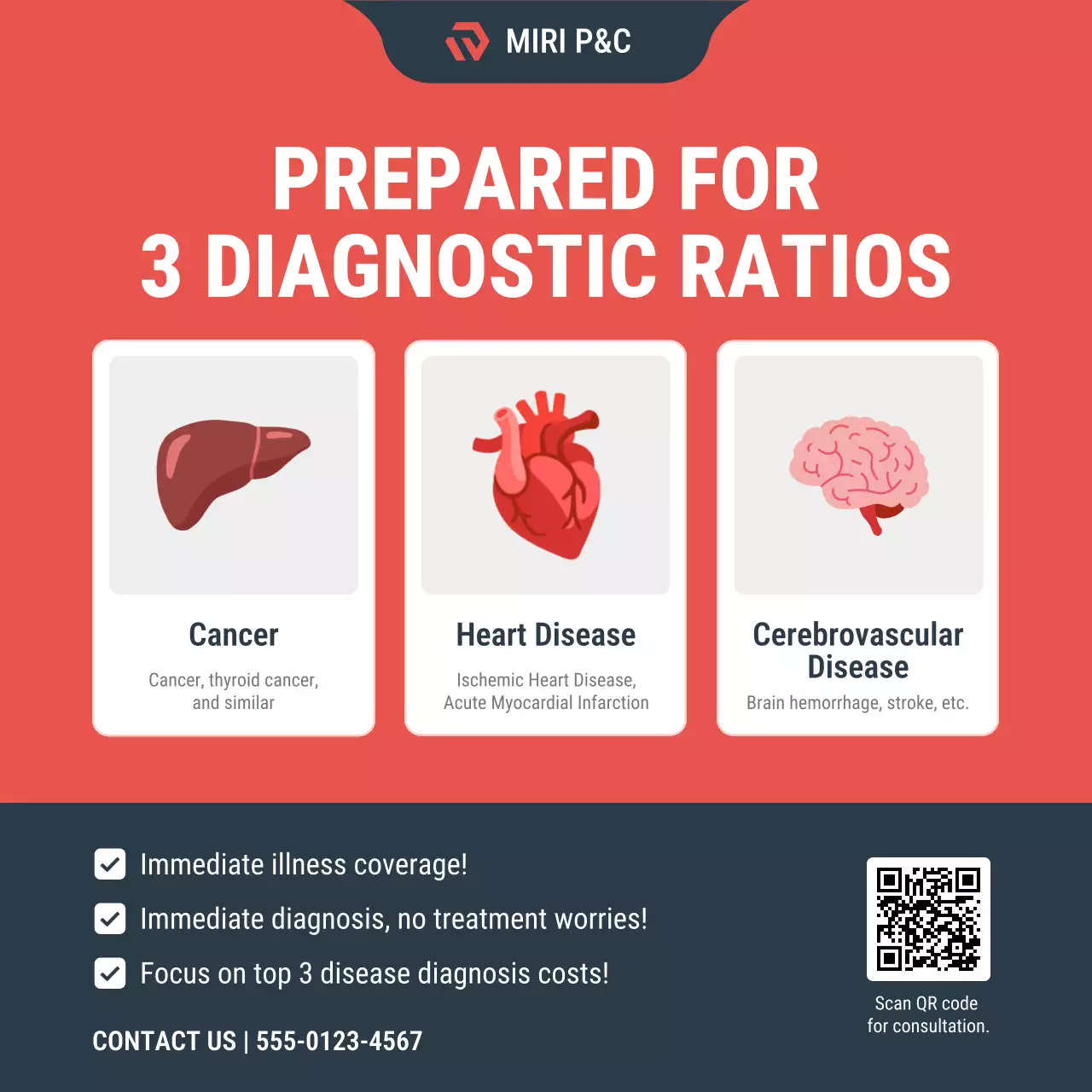 khuyến mãi sức khỏe hiện đại màu đỏ