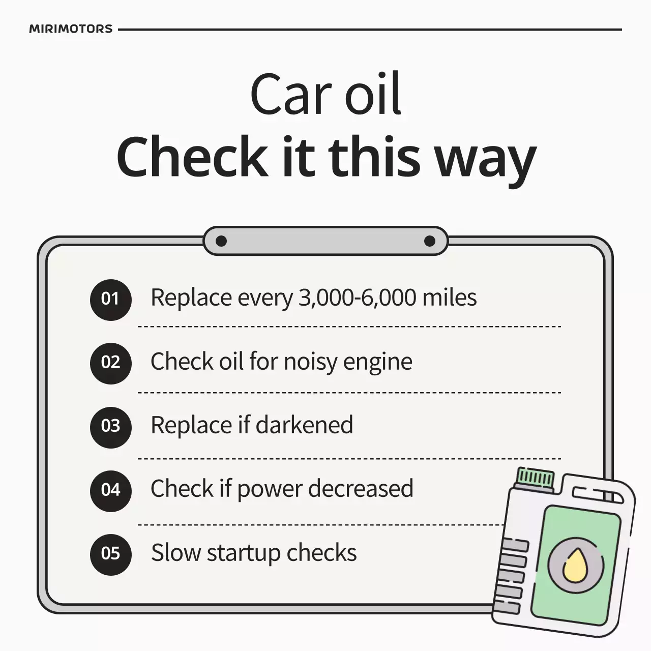 yellow modern car maintenance announcement