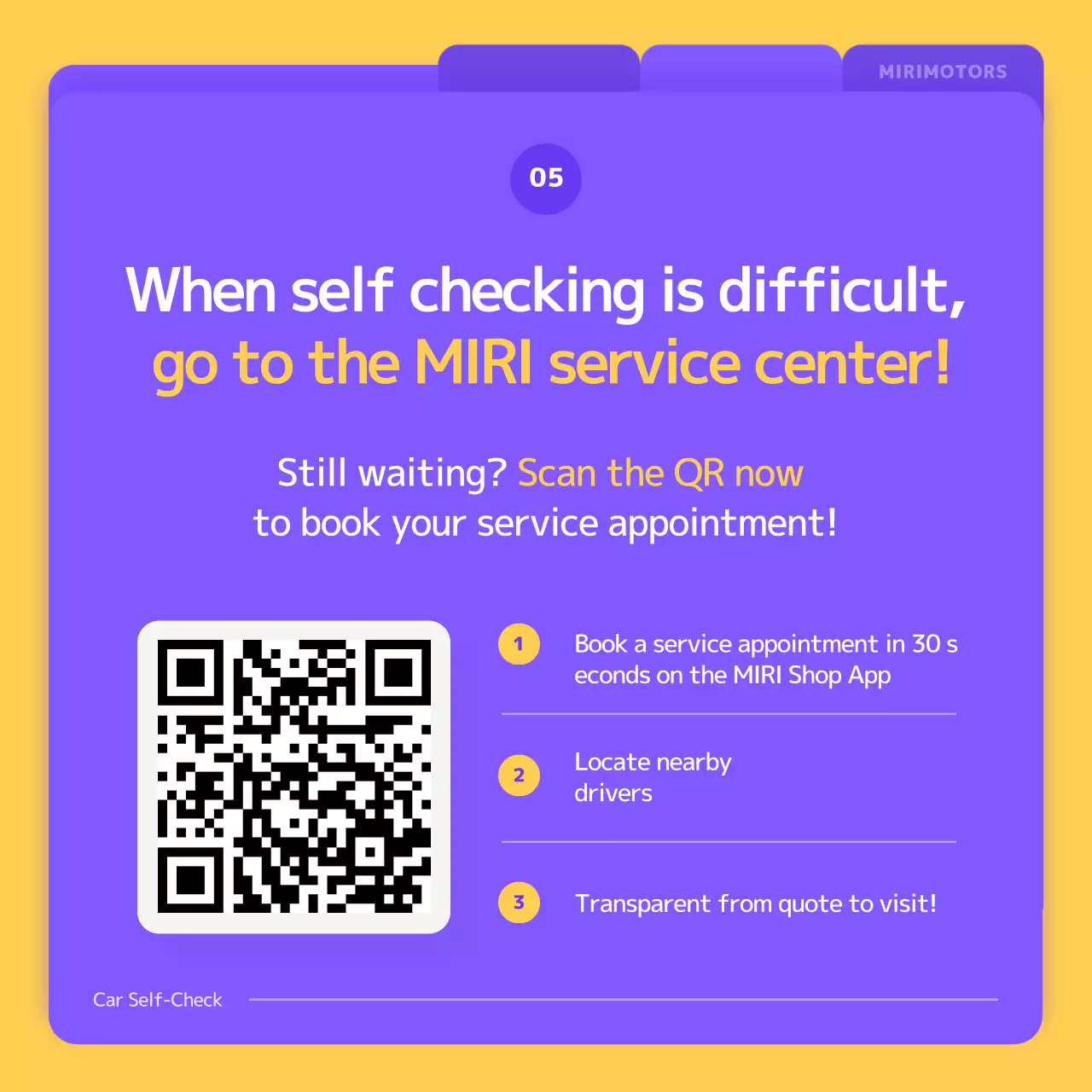 purple modern car guide