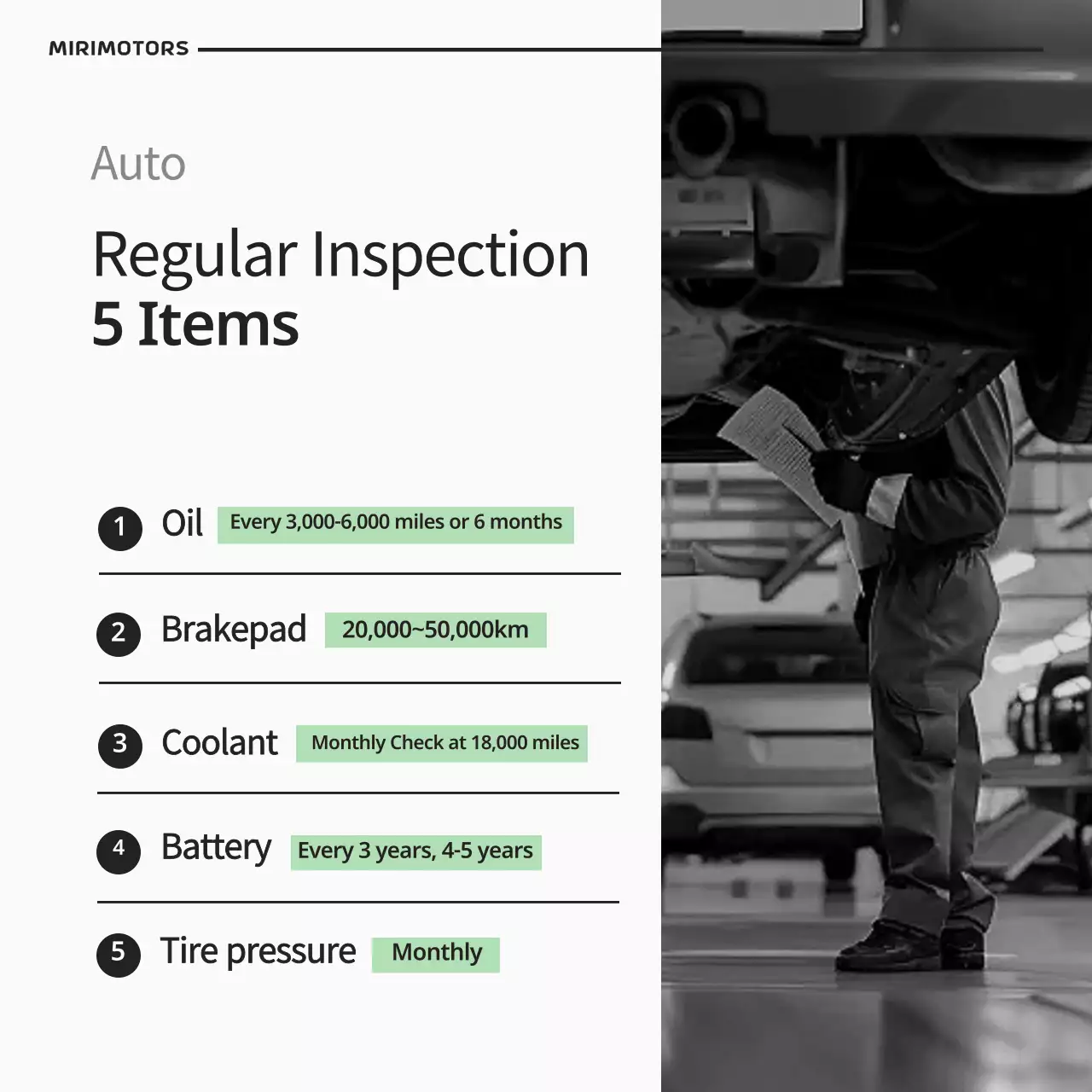 yellow modern car maintenance announcement