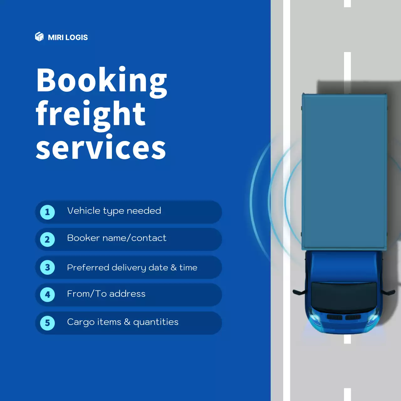 blue modern logistics guide