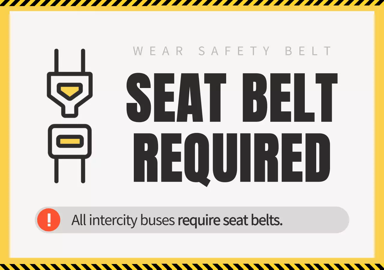 yellow minimal safety announcement