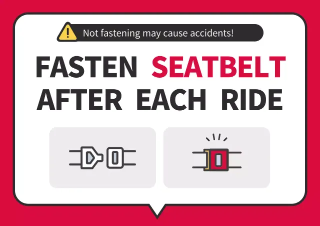 red bold safety notice