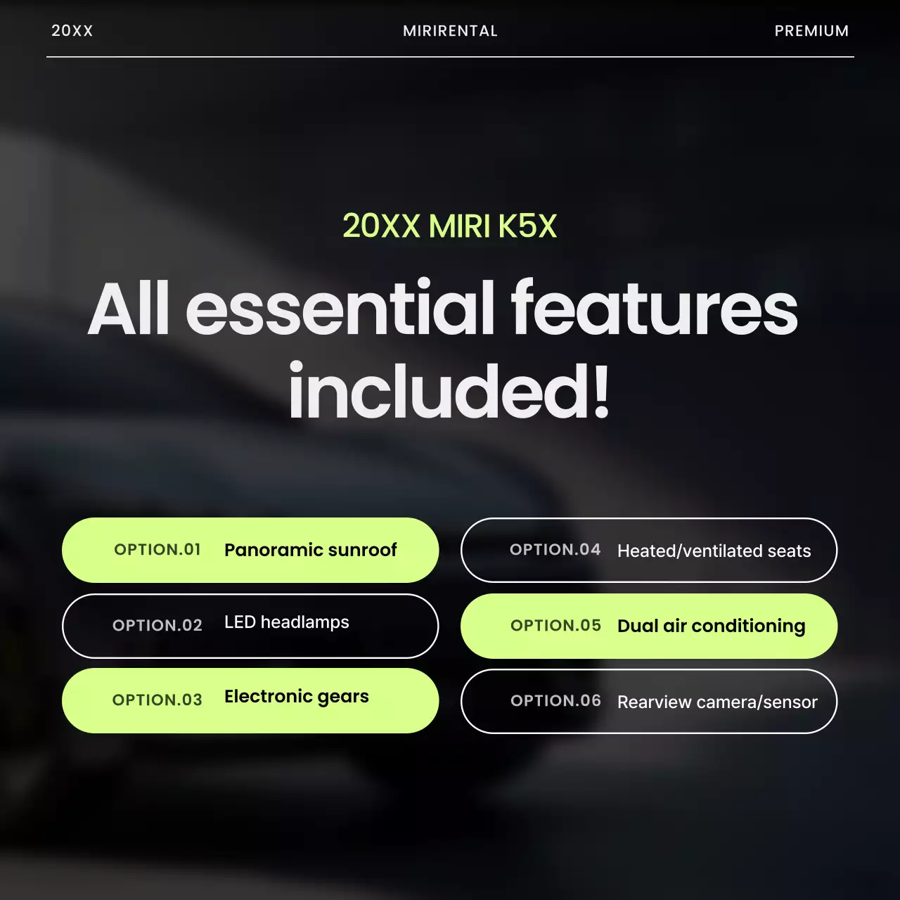 green modern hybrid promotion