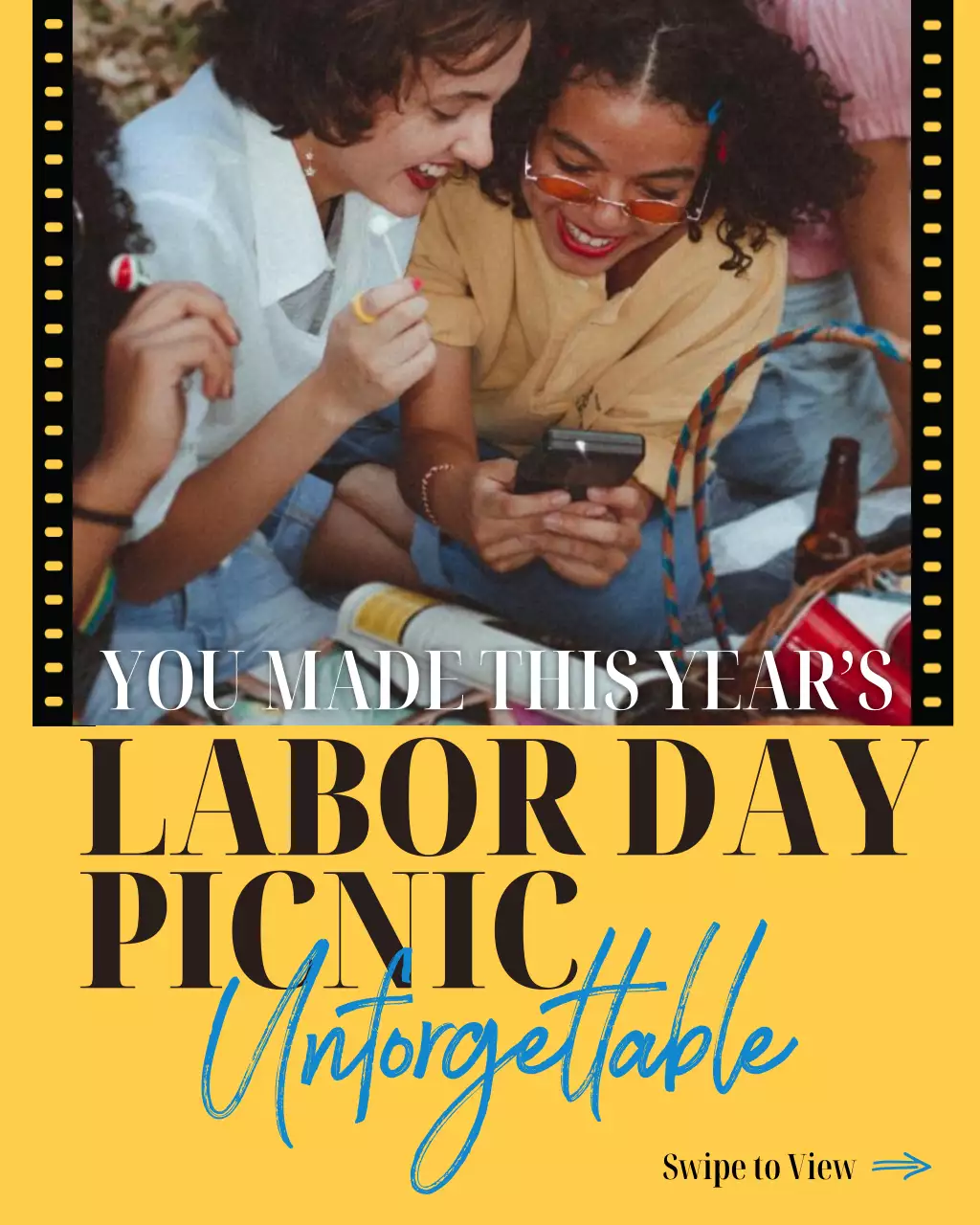 Labor Day Picnic Instagram Post